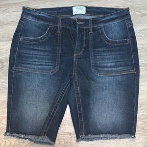MUDD brand jean shorts.